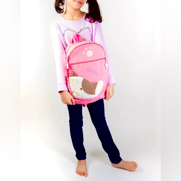 NEW Hikosen Cara Cat Handmade Lightweight Fabric Backpack Large - Picture 2 of 4